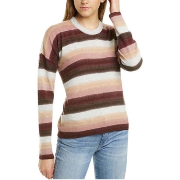 ATM Striped Crewneck Sweater - Picture 1 of 7